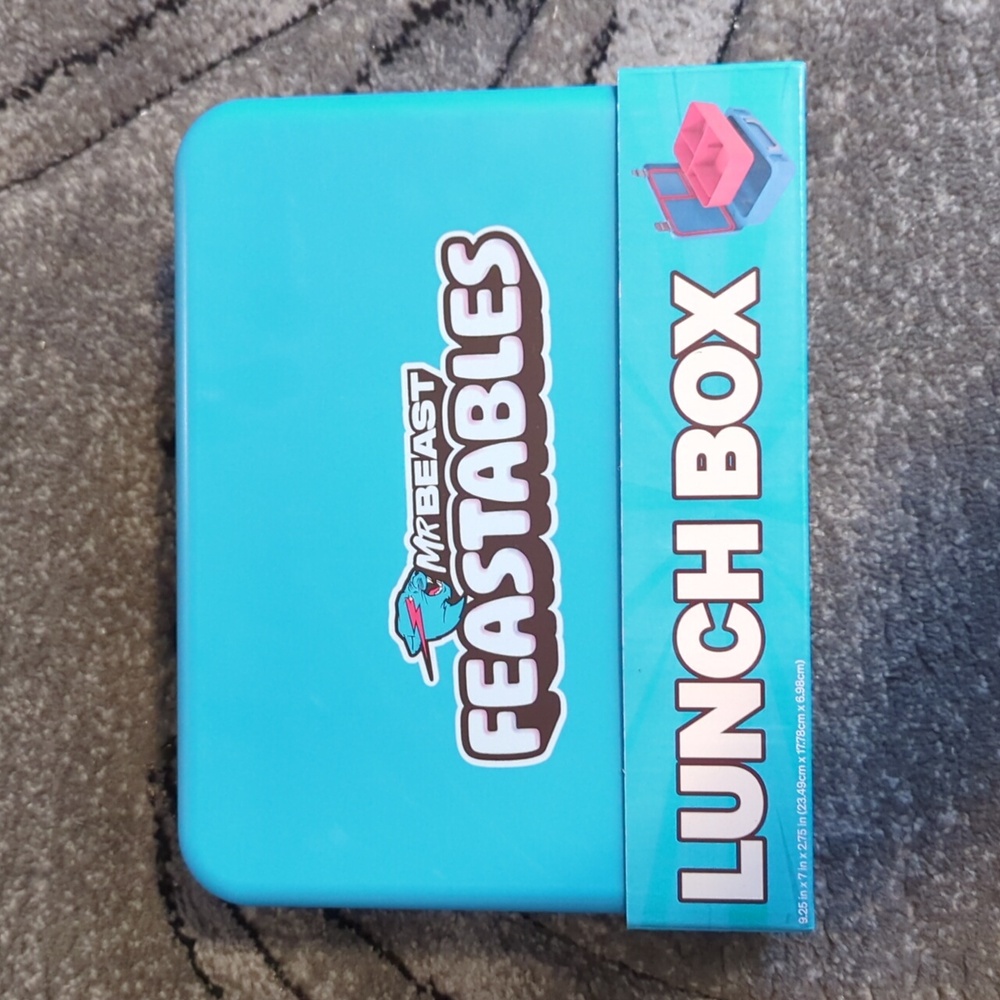 Mr. Beast Feastables World's Coolest Collectible Lunch Box Brand New